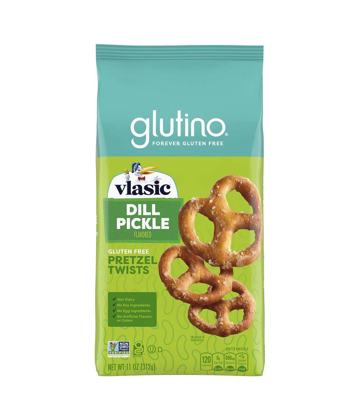 Glutino Gluten Free Vlasic Dill Pickle Pretzel Twists; image 1 of 4