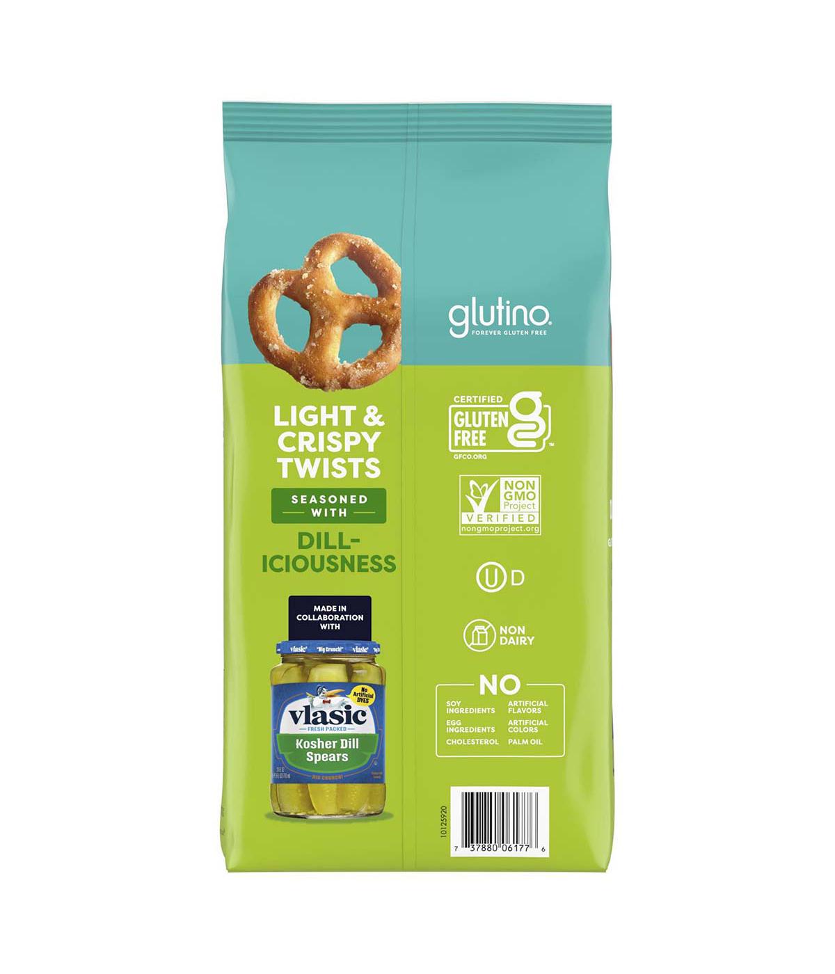 Glutino Gluten Free Vlasic Dill Pickle Pretzel Twists Shop Chips at HEB