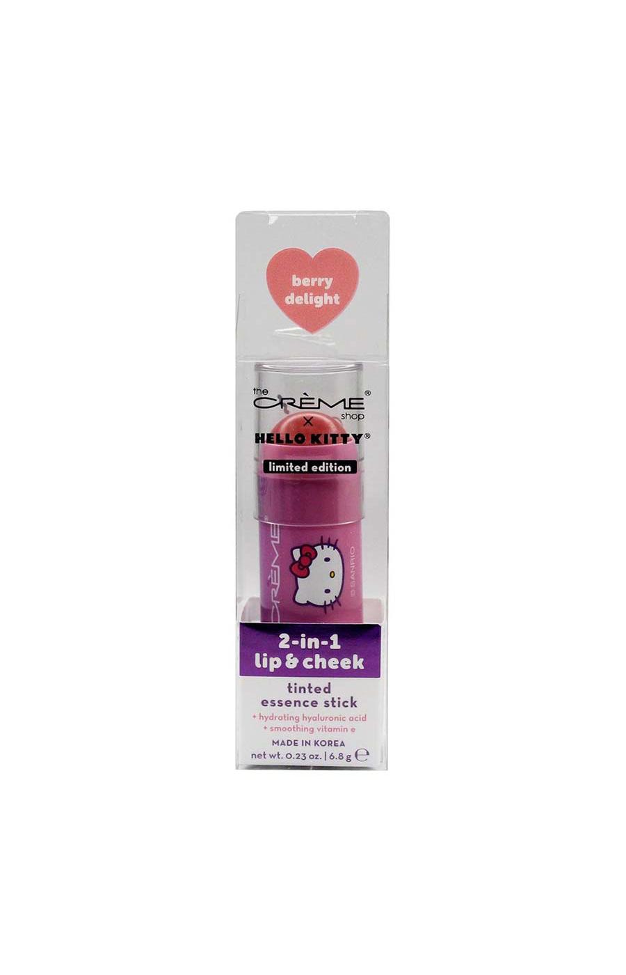 The Crème Shop Hello Kitty 2-In-1 Lip and Cheek Tint - Berry Delight; image 1 of 3