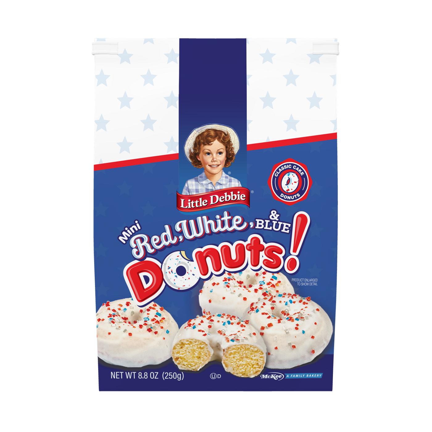 Little Debbie Red White & Blue Donuts; image 1 of 3