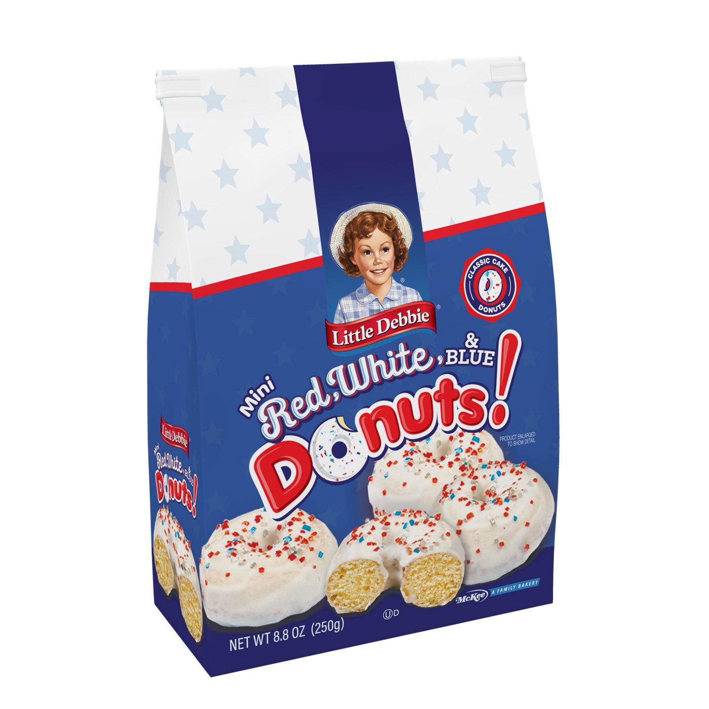 Little Debbie Red White & Blue Donuts; image 2 of 3