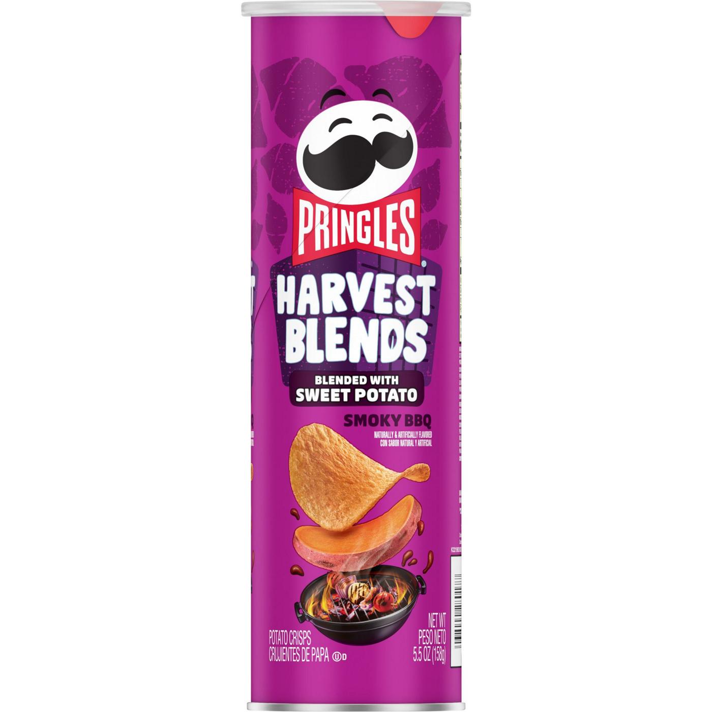 Pringles Harvest Blends Smoky BBQ Potato Crisps Chips; image 1 of 6