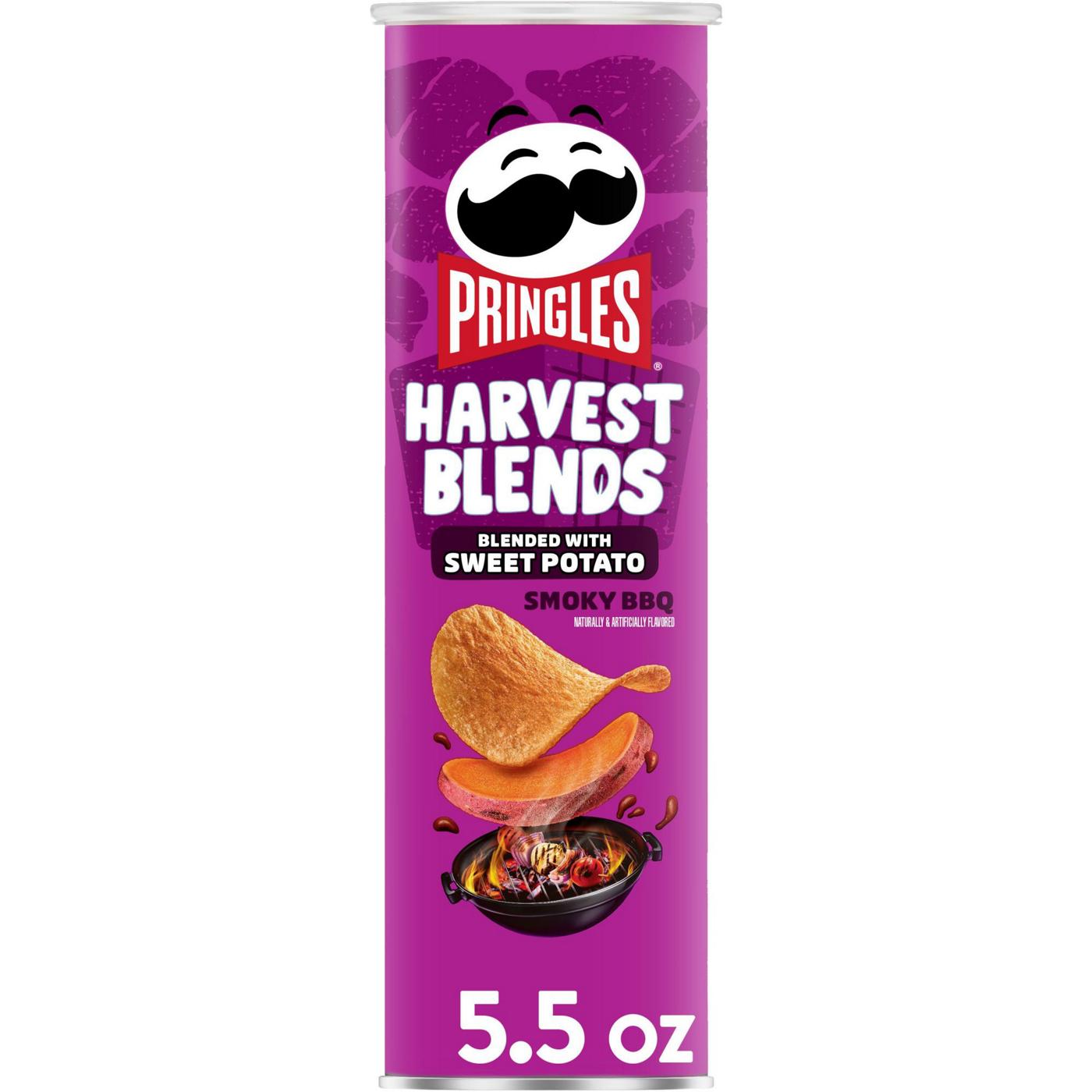 Pringles Harvest Blends Smoky BBQ Potato Crisps Chips; image 6 of 6