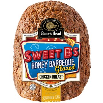 Boar's Head Sweet B's Honey Barbeque Glazed Chicken Breast, Custom Sliced