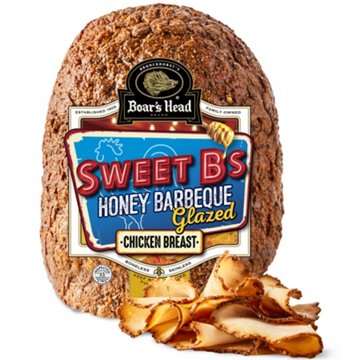 Boar's Head Sweet B's Honey Barbeque Glazed Chicken Breast, Custom Sliced