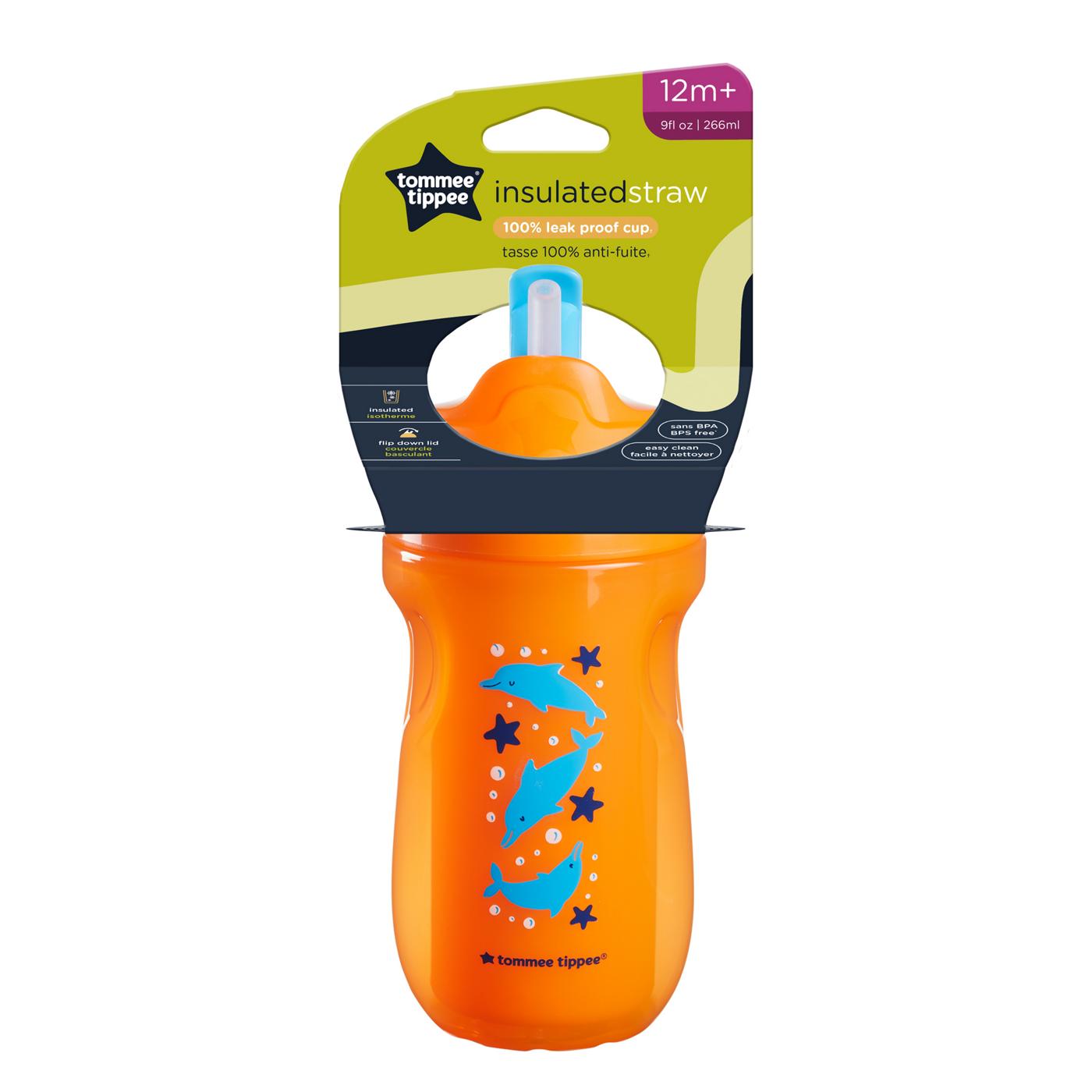 Tommee Tippee Insulated Straw Cup - Assorted Colors; image 2 of 4