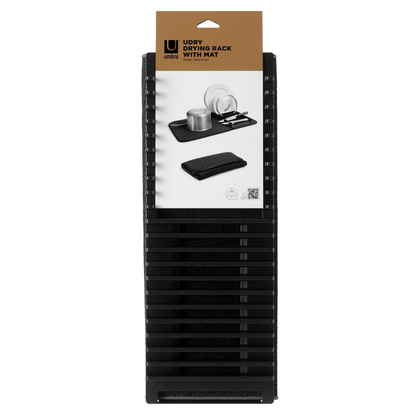 Umbra UDRY Drying Rack Mat - Black - Shop Sink & kitchen organizers at ...