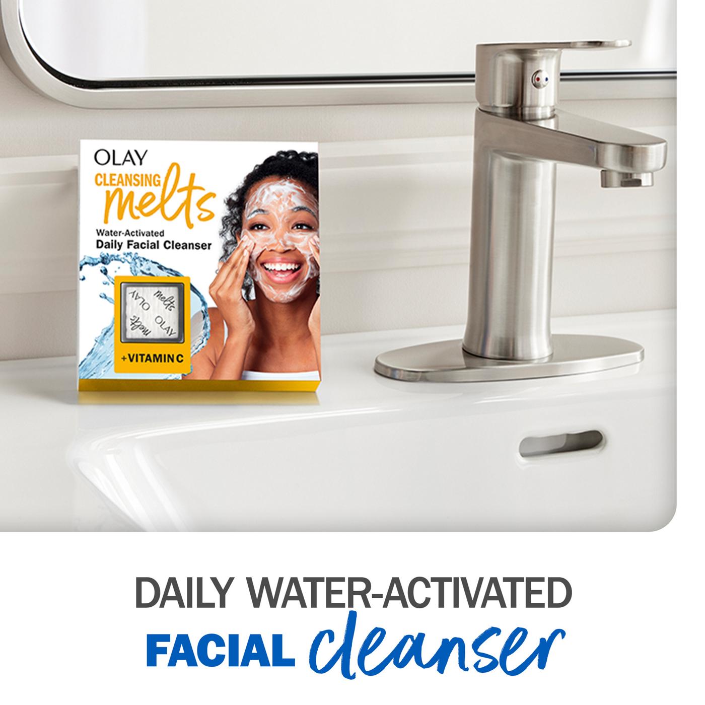 Olay Cleansing Melts Water-Activated Daily Facial Cleanser + Vitamin C; image 9 of 9