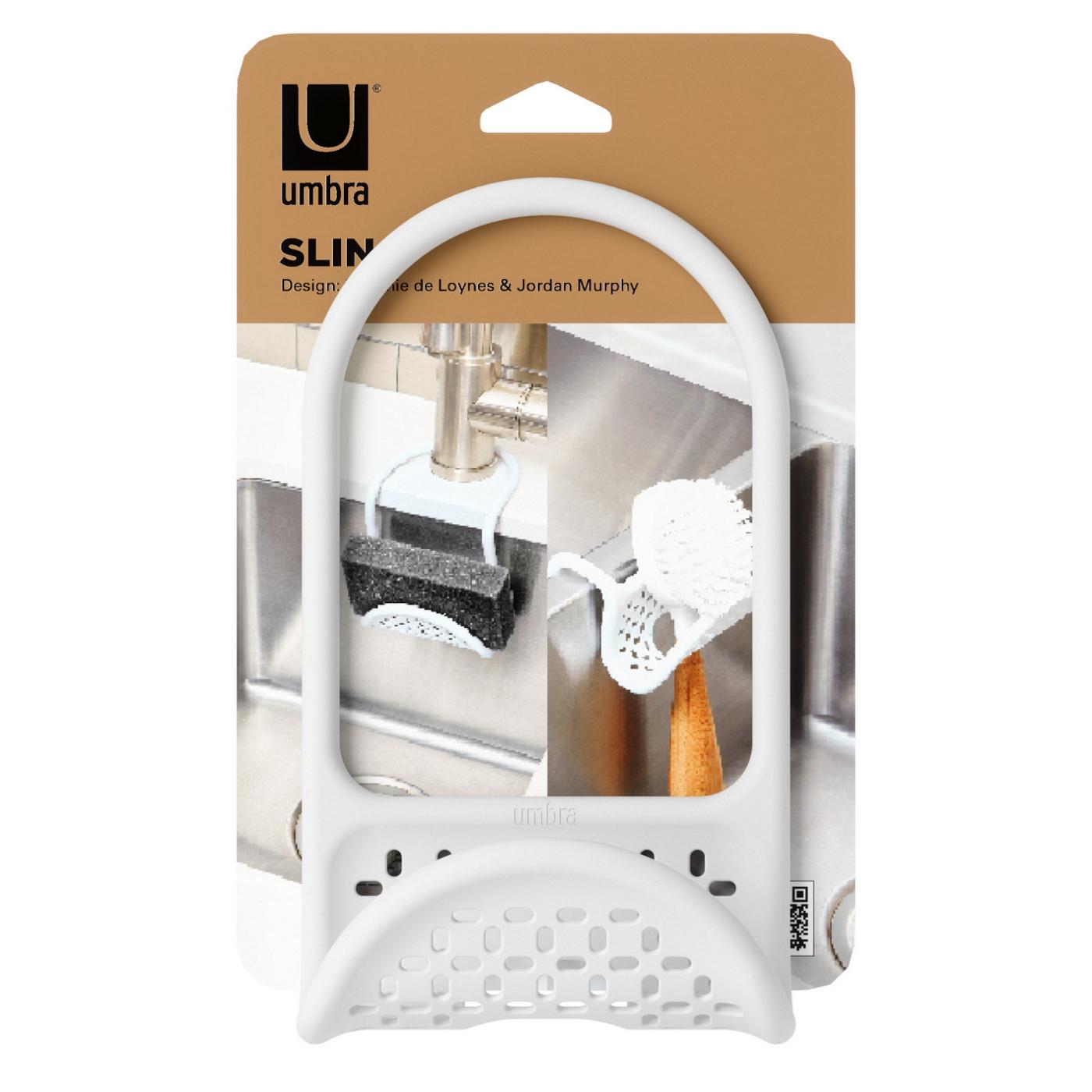 Umbra Sling Sink Caddy - White; image 1 of 8