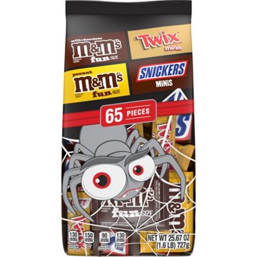 M&M'S, Snickers & Twix Assorted Halloween Candy