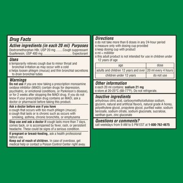 Robitussin Honey DM Max Cough + Chest Congestion