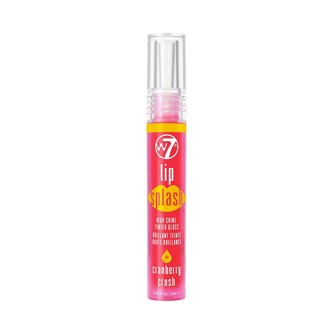 W7 Lip Splash Gloss - Cranberry Crush; image 1 of 2