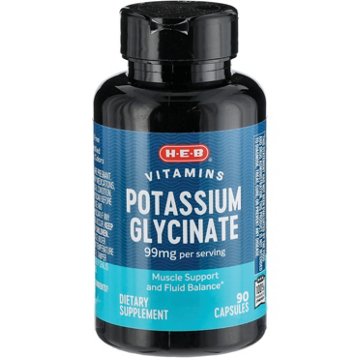 H-E-B Vitamins Potassium Glycinate - 99 mg, 90 ct