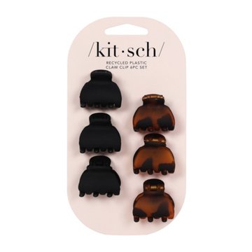 Kitsch Extra Small Claw Clips - Black & Tort
