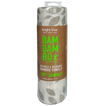 Bright Box Bamboo Reusable Towel Roll, 20 ct