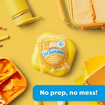 Smucker's Uncrustables Frozen Wheat Bread Sandwiches - Peanut Butter & Honey, 10 ct