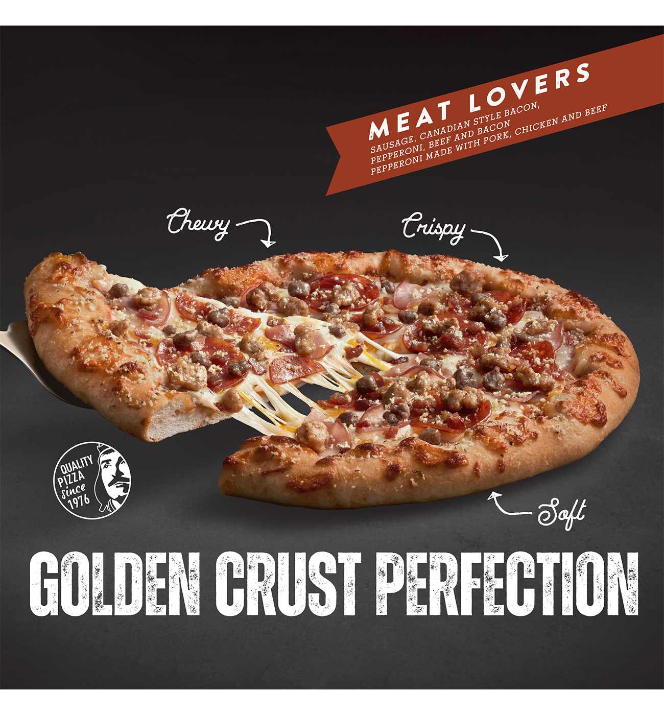 Red Baron Fully Loaded Meat Lover's Hand Tossed Crust Frozen Pizza; image 6 of 7