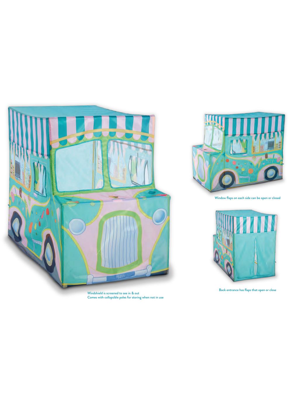 H-E-B Beyond Imagination! Ice Cream Truck Play Tent; image 2 of 6