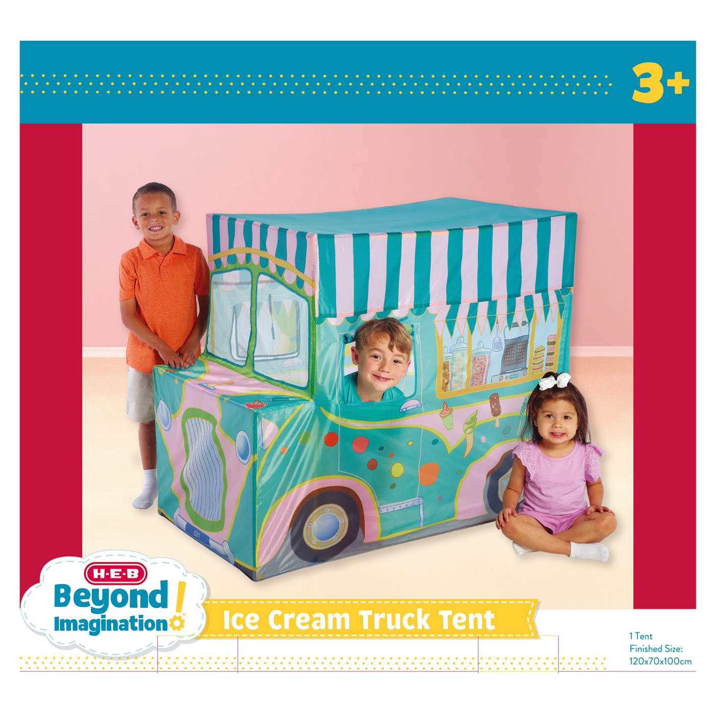 H-E-B Beyond Imagination! Ice Cream Truck Play Tent; image 6 of 6