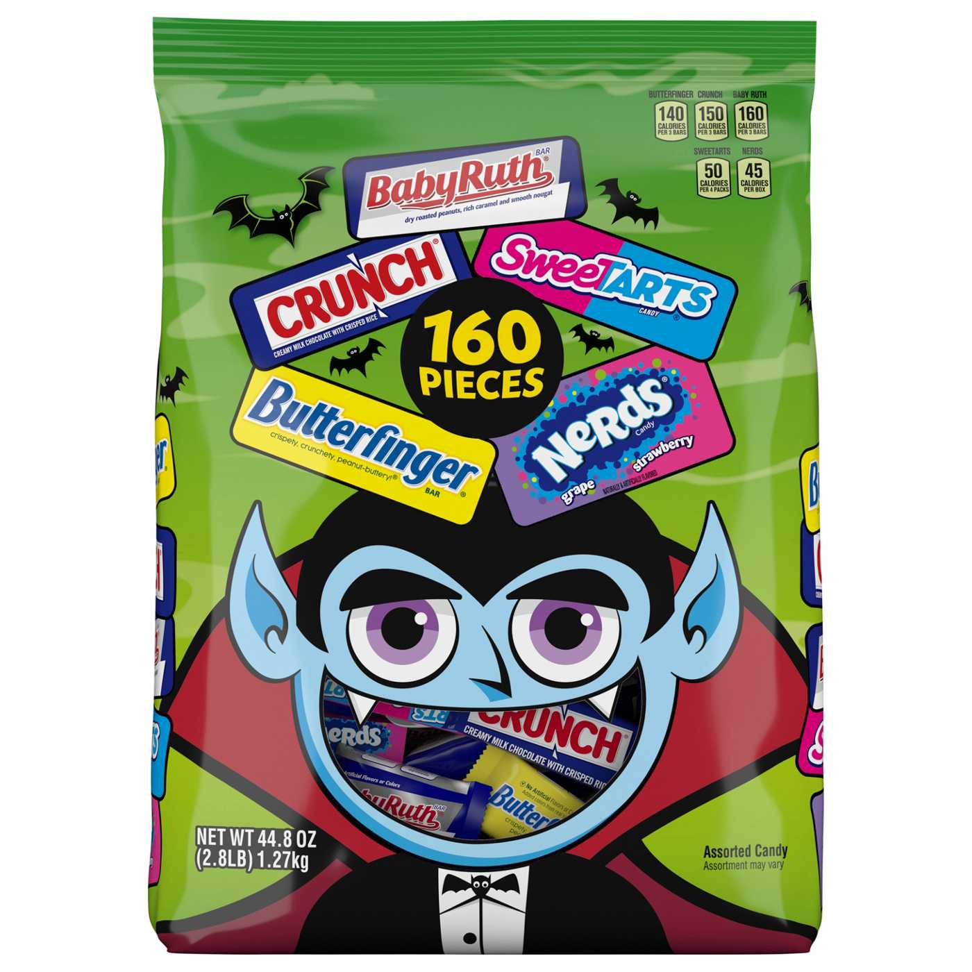 Nerds, SweeTARTS, Crunch, Butterfinger, & Baby Ruth Assorted Halloween Candy; image 1 of 3