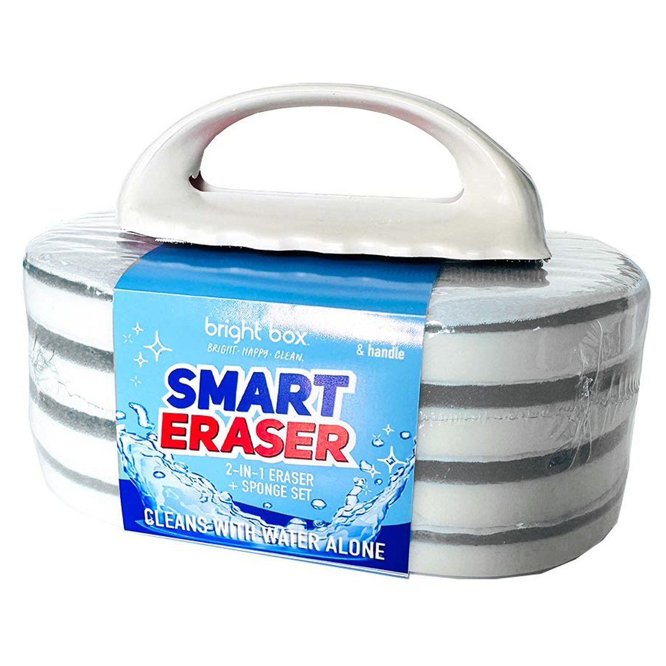 Bright Box Smart Eraser Set With Handle - Shop Sponges & scrubbers at H-E-B