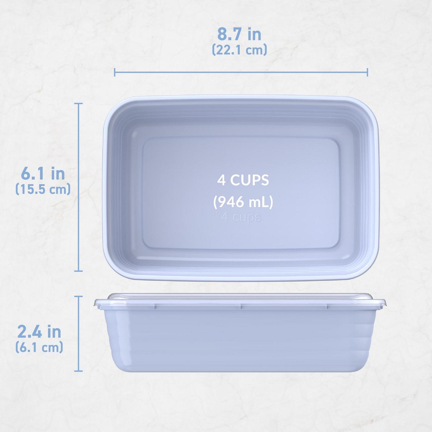 Bentgo Prep 1 Compartment Containers - Periwinkle - Shop Food storage ...
