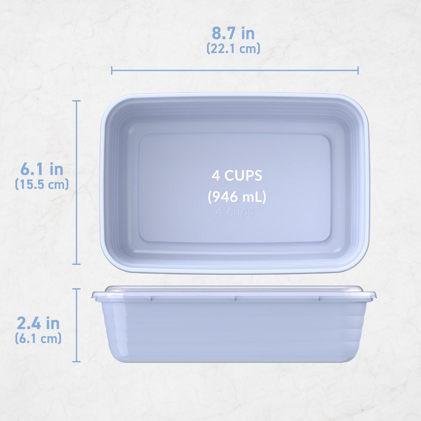 Bentgo Prep 1 Compartment Containers - Periwinkle; image 4 of 8