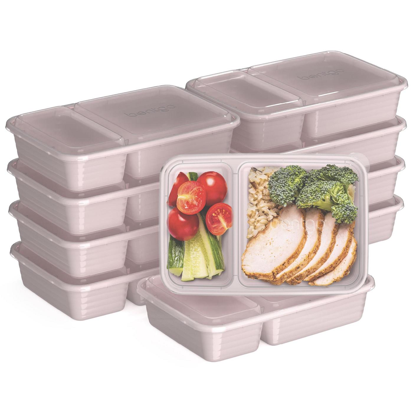 Bentgo Prep 2 Compartment Containers - Blush Pink; image 2 of 8