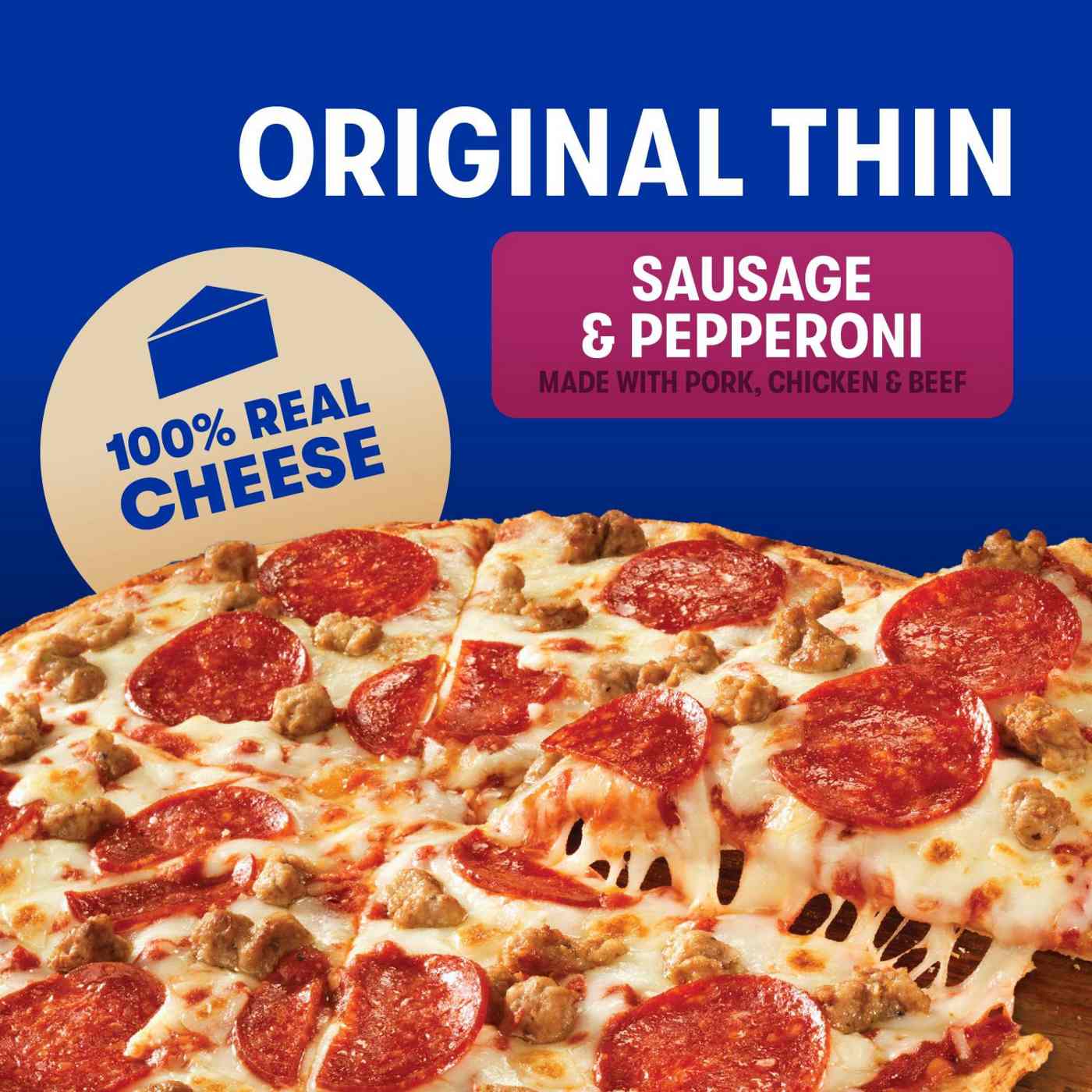 Jack's Thin Crust Frozen Pizza -  Sausage & Pepperoni; image 6 of 7