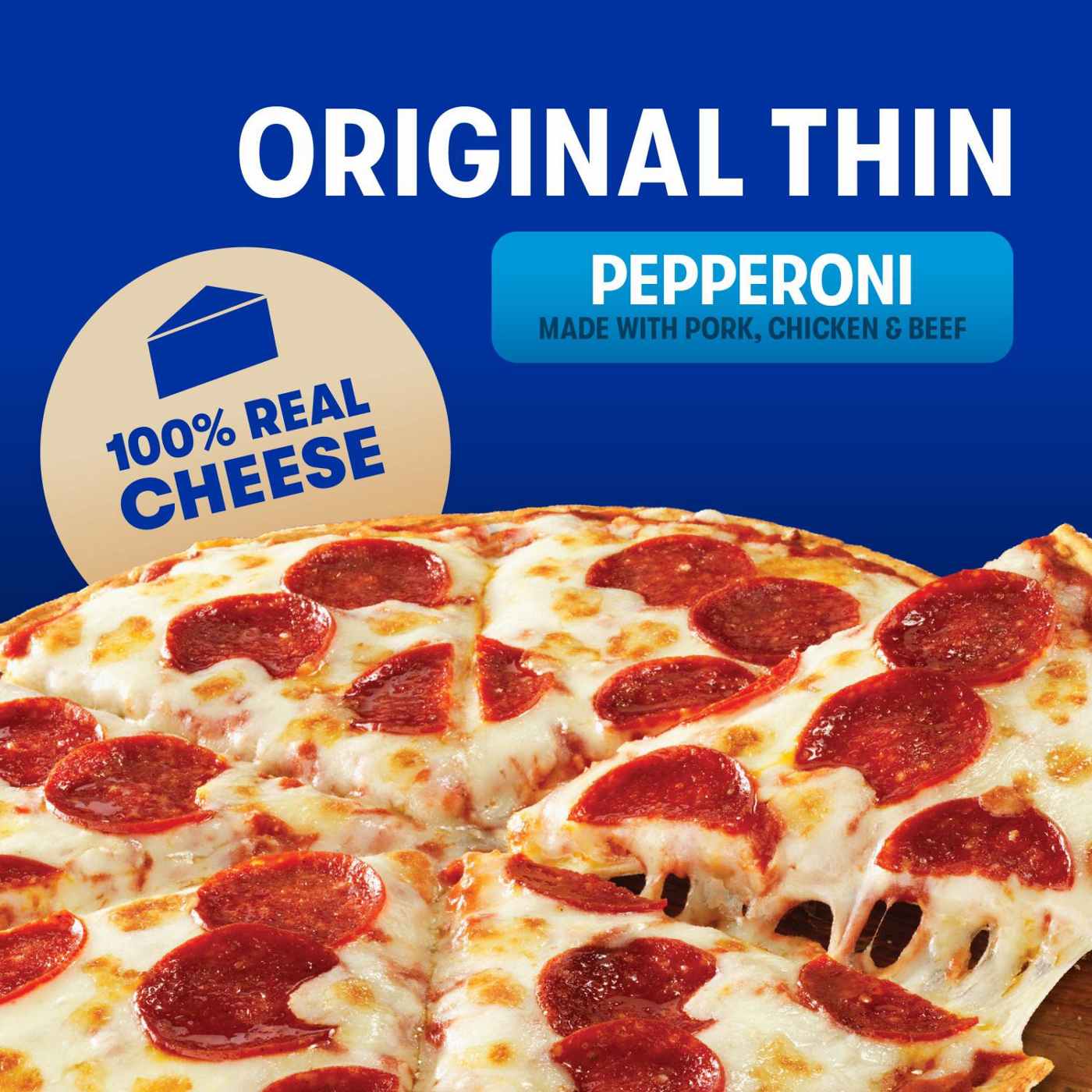 Jack's Thin Crust Pepperoni Pizza, Frozen Pizza, Easy Dinner, Frozen Dinner; image 6 of 7