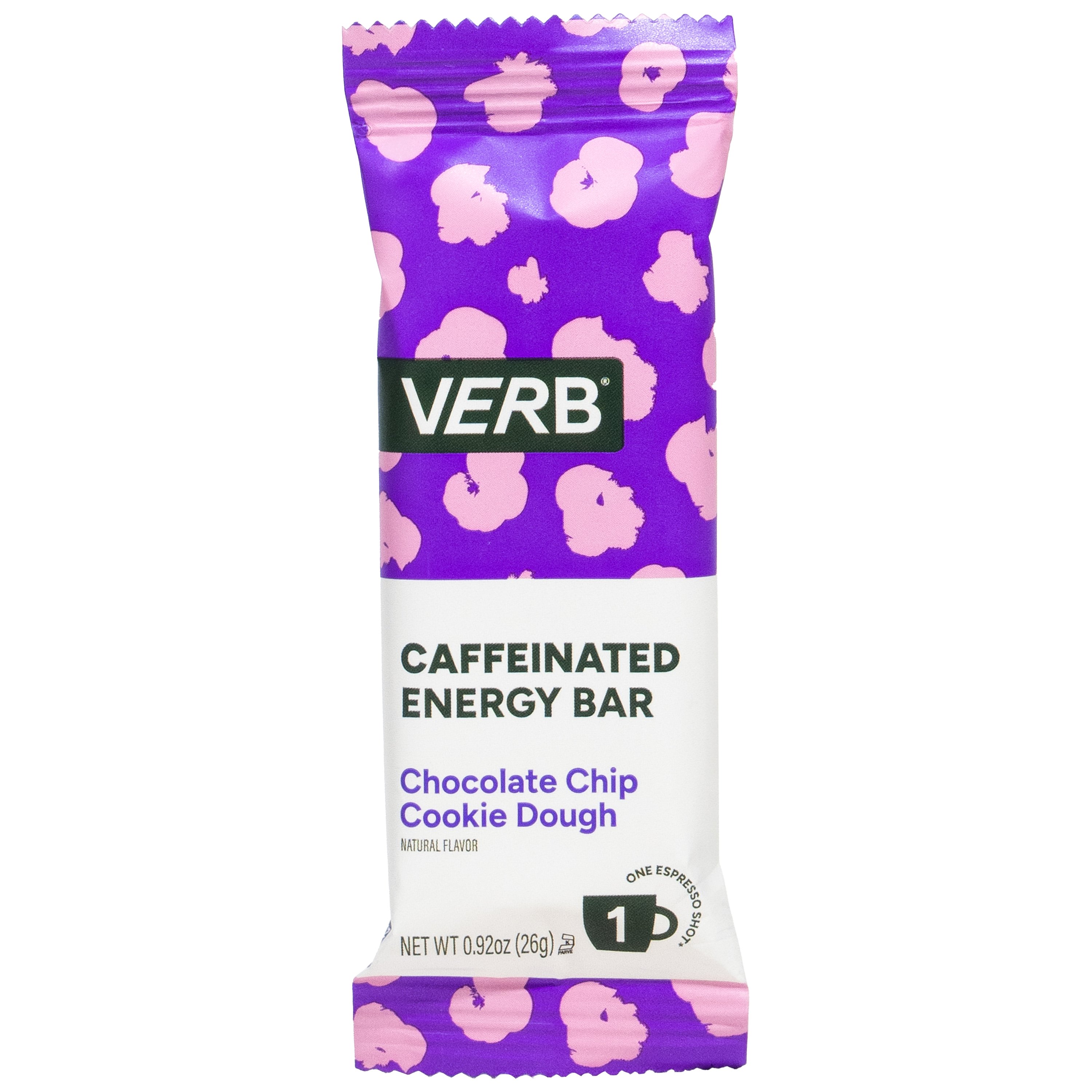 Verb Energy Chocolate Chip Cookie Dough Caffeinated Energy Bar Shop