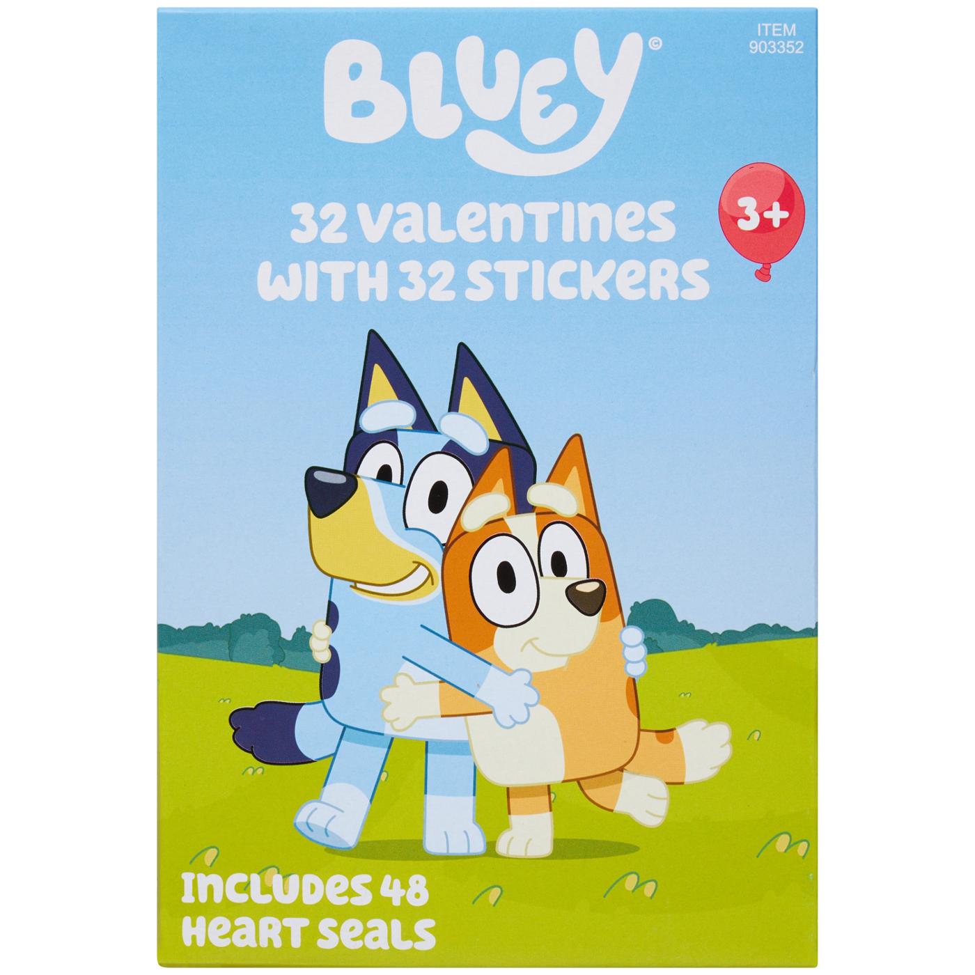 Paper Magic Bluey Sticker Valentine's Exchange Cards; image 1 of 3