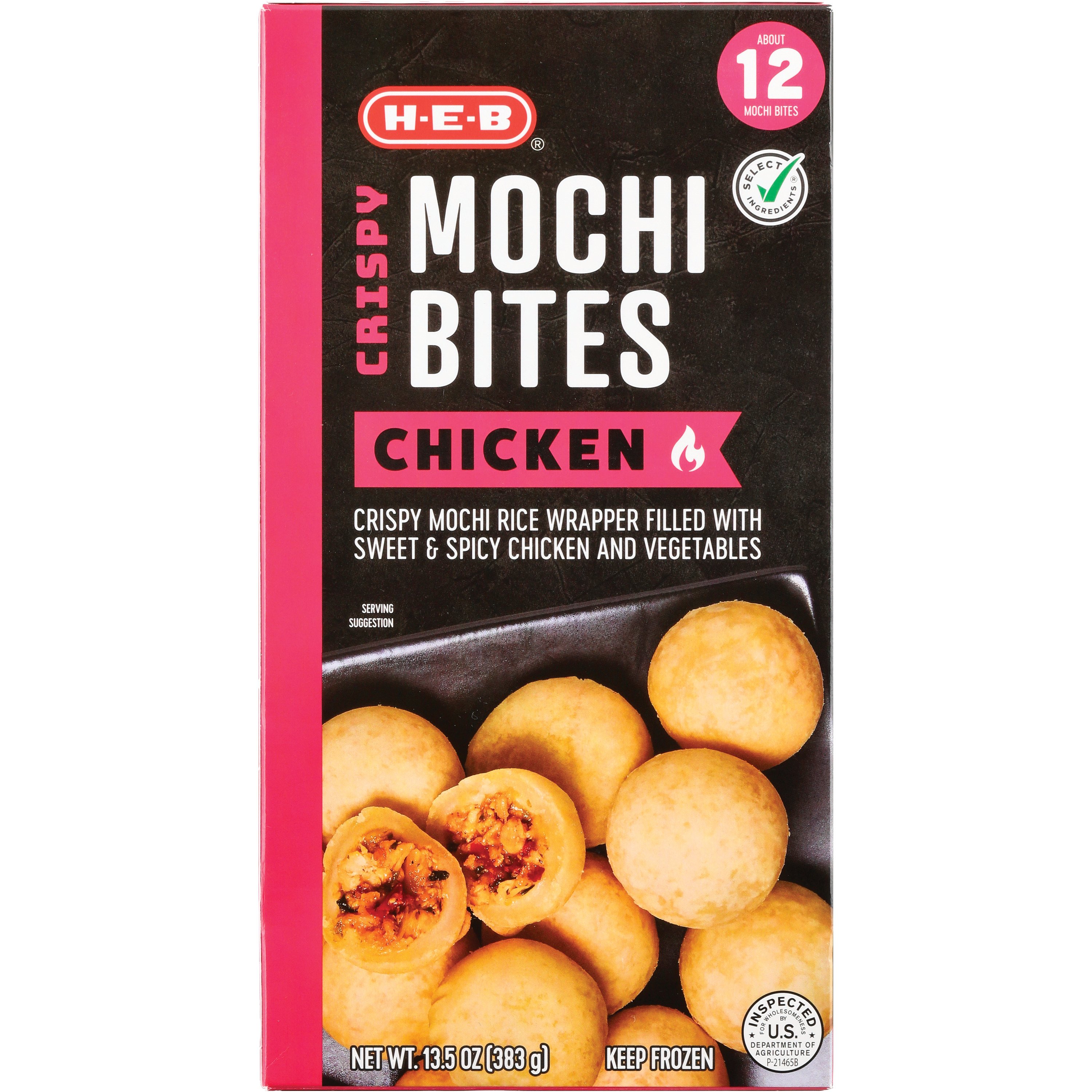 H E B Frozen Crispy Mochi Bites Chicken Shop Appetizers at H E B