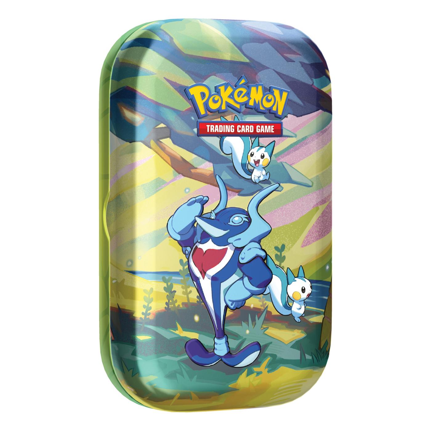 Pokémon Trading Card Game: Vibrant Paldea Mini Tin - Pachirisu & Palafin; image 1 of 4