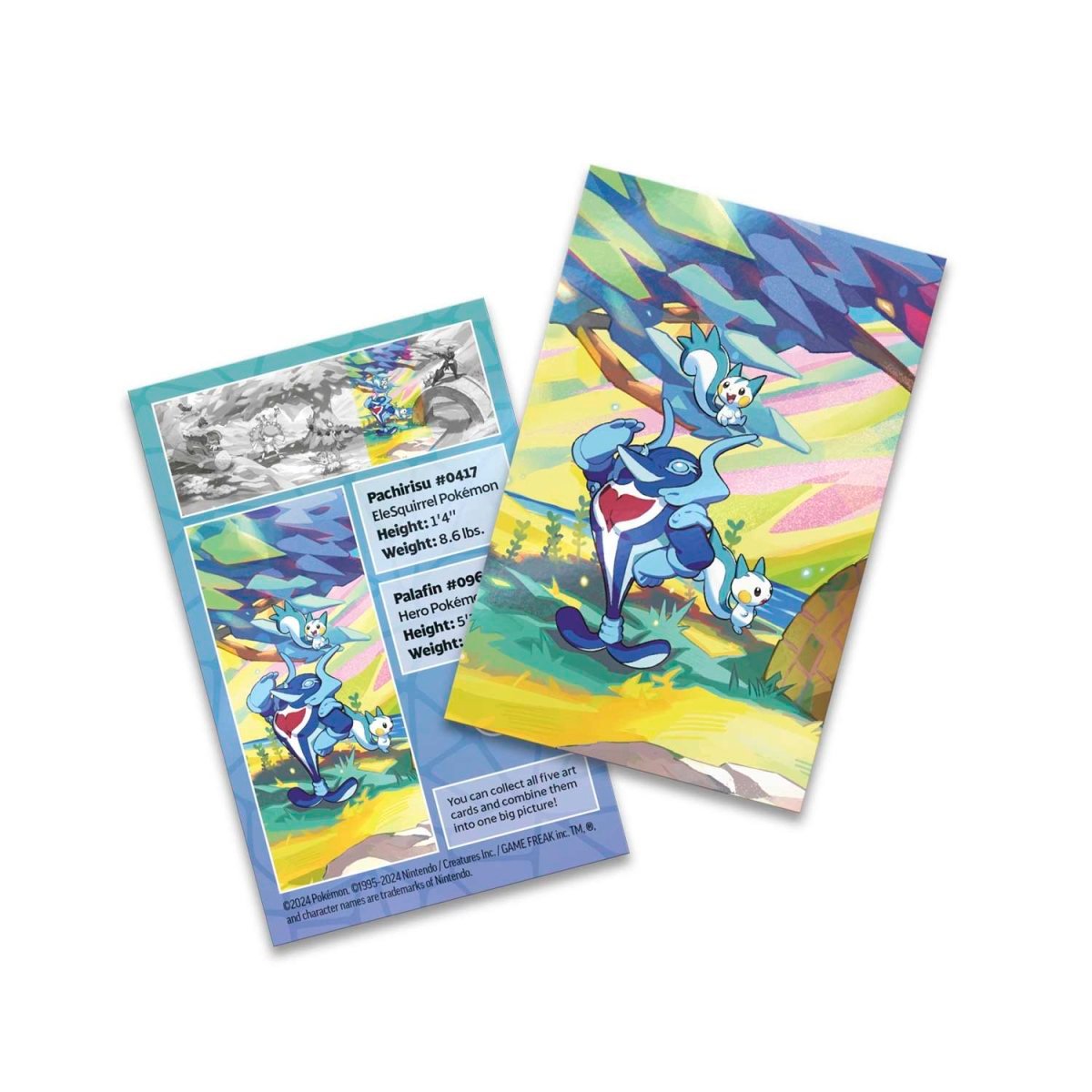 Pokmon Trading Card Game: Vibrant Paldea Mini Tin - Pachirisu & Palafin