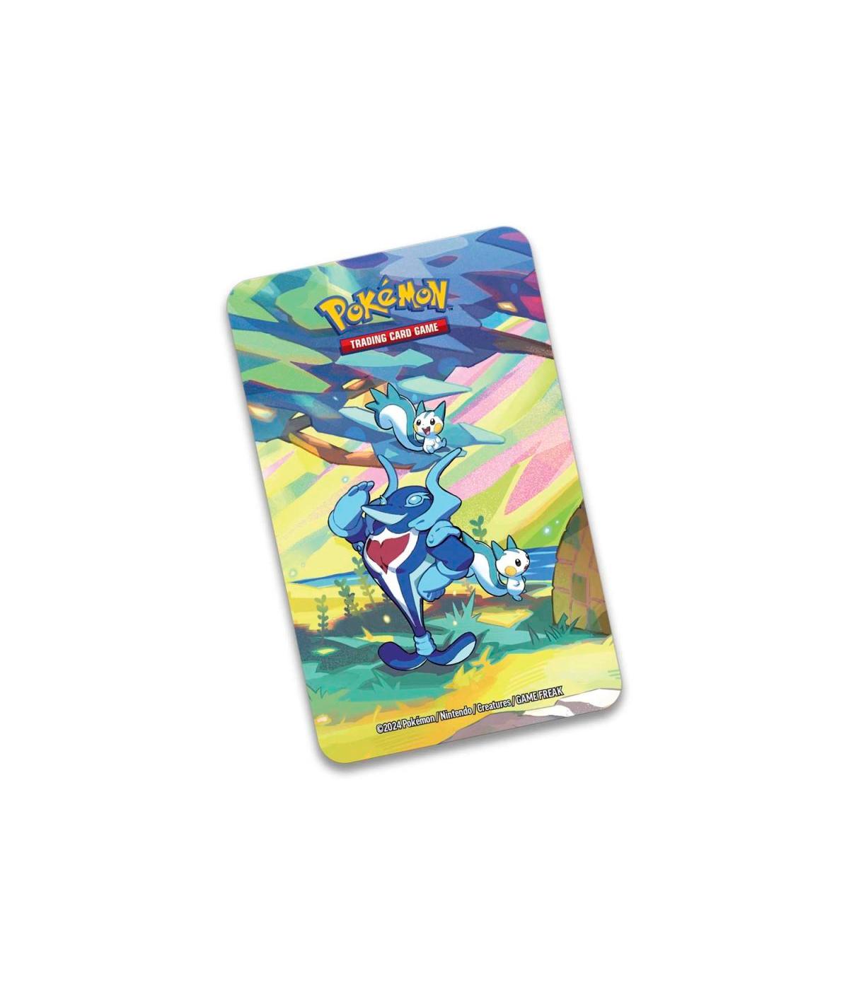 Pokémon Trading Card Game: Vibrant Paldea Mini Tin - Pachirisu & Palafin; image 3 of 4