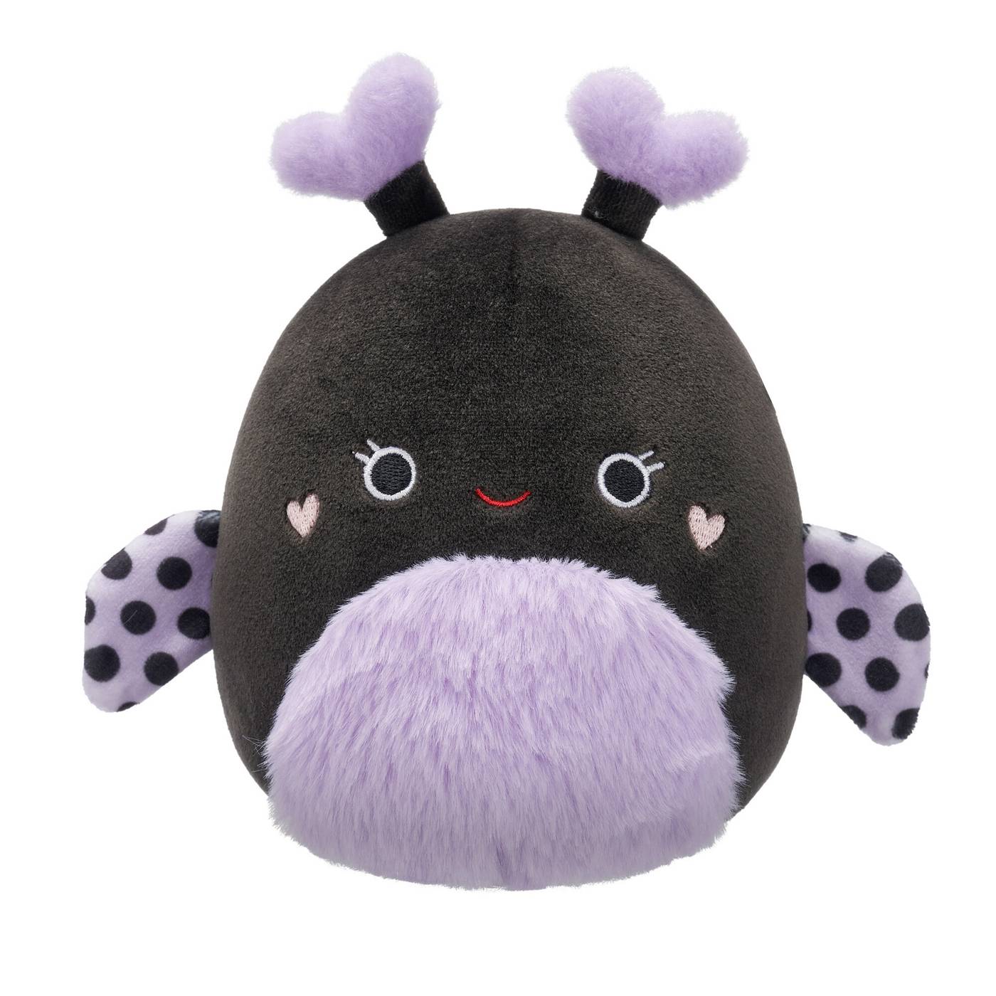 Squishmallows Purple Ladybug Valentine's Plush; image 1 of 4