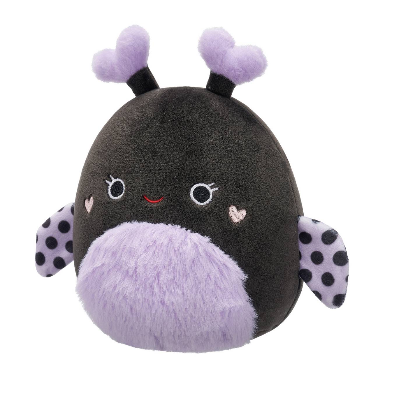 Squishmallows Purple Ladybug Valentine's Plush; image 2 of 4