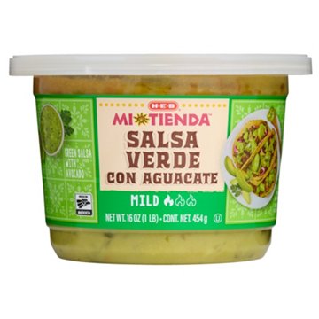 H-E-B Mi Tienda Salsa Verde con Aguacate - Mild, 16 oz