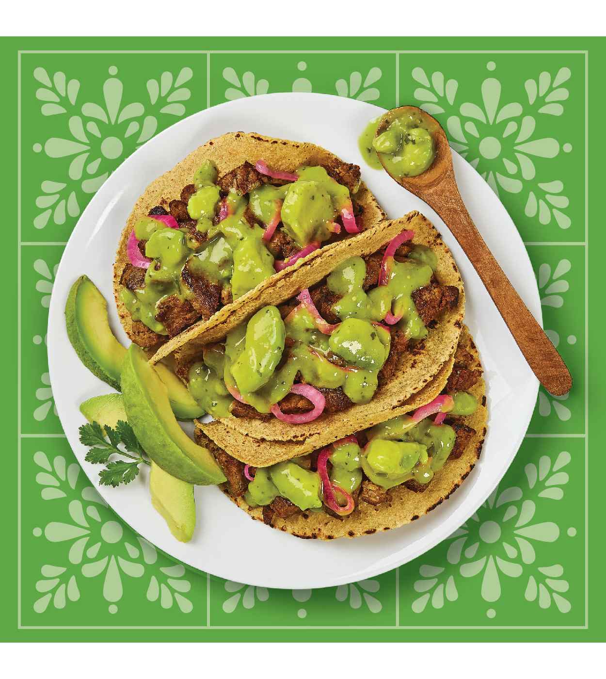 H-E-B Mi Tienda Salsa Verde con Aguacate - Mild; image 2 of 5