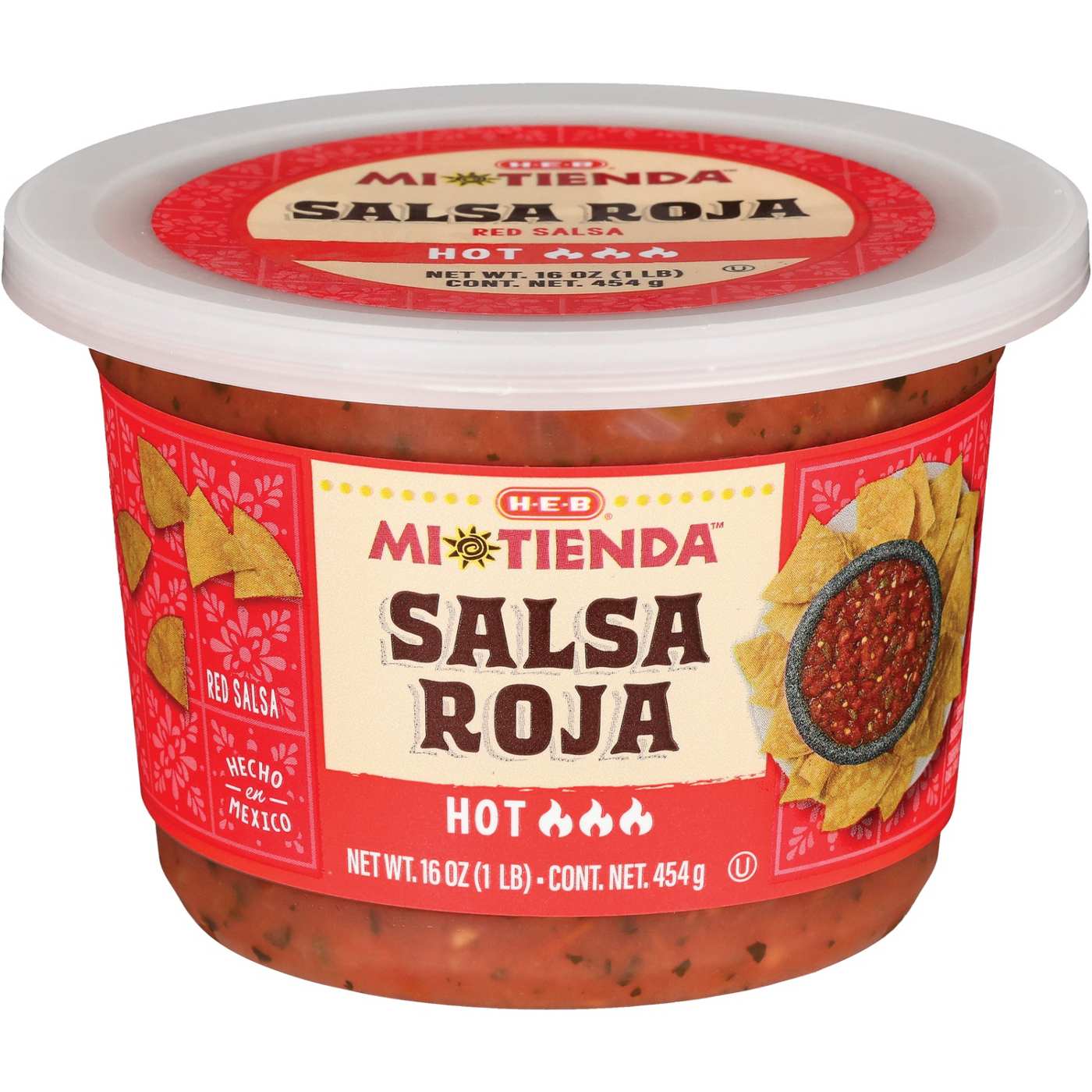 H-E-B Mi Tienda Salsa Roja - Hot; image 1 of 2