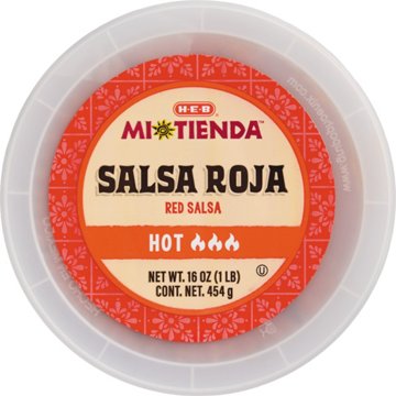 H-E-B Mi Tienda Salsa Roja - Hot, 16 oz