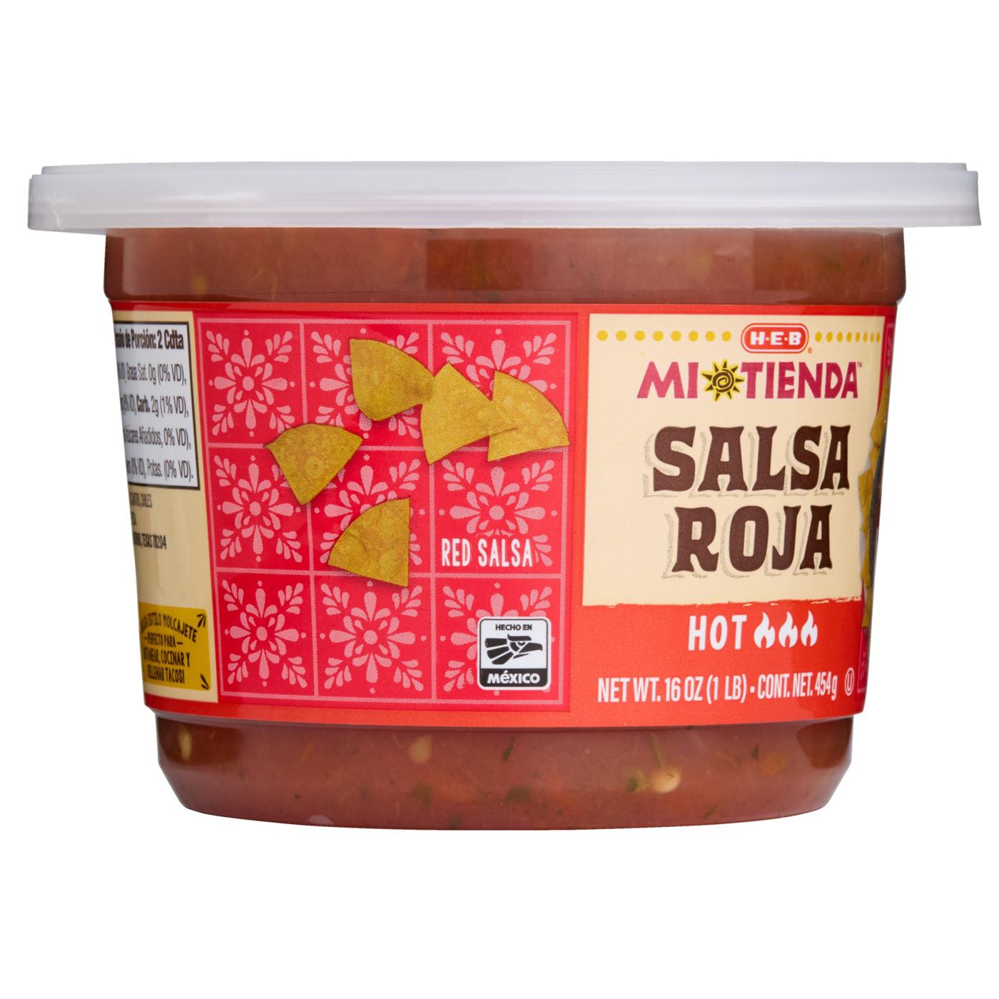 H-E-B Mi Tienda Salsa Roja - Hot; image 3 of 5
