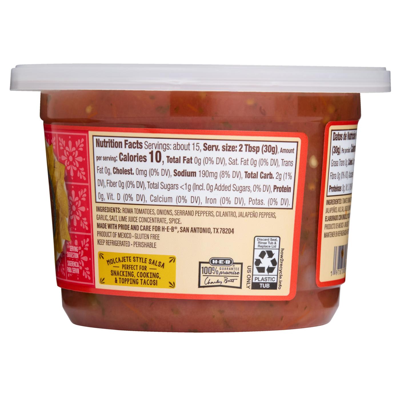 H-E-B Mi Tienda Salsa Roja - Hot; image 4 of 5