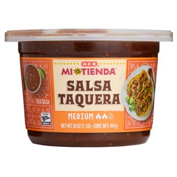 H-E-B Mi Tienda Salsa Taquera – Medium, 16 oz
