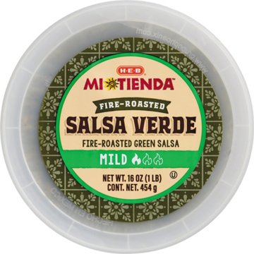 H-E-B Mi Tienda Fire-Roasted Salsa Verde - Mild, 16 oz