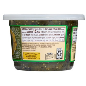 H-E-B Mi Tienda Fire-Roasted Salsa Verde - Mild, 16 oz
