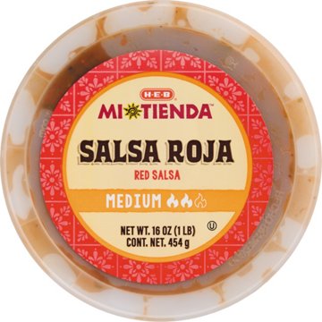 H-E-B Mi Tienda Salsa Roja - Medium, 16 oz