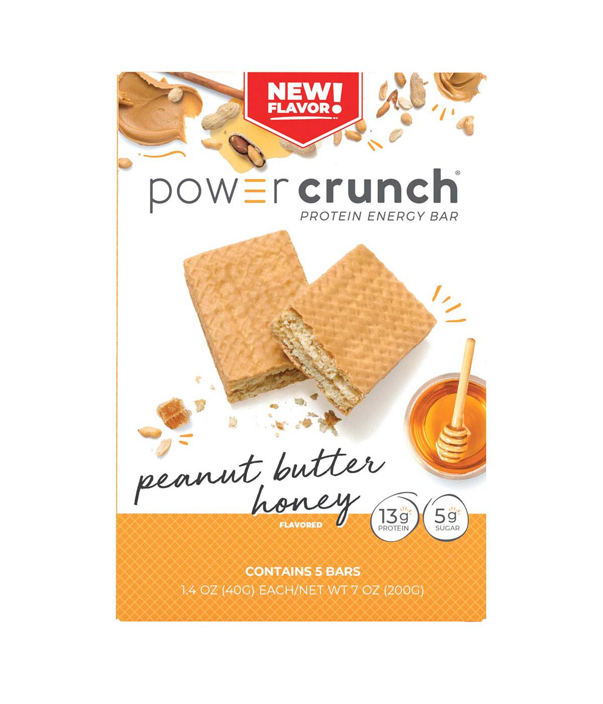 Power Crunch Protein Wafer Bars - Peanut Butter Honey; image 1 of 5