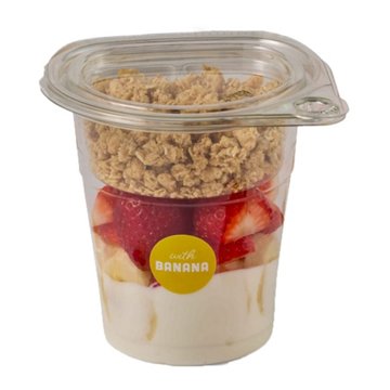 H-E-B Granola & Vanilla-Flavored Yogurt Parfait – Strawberry Banana, 8 oz